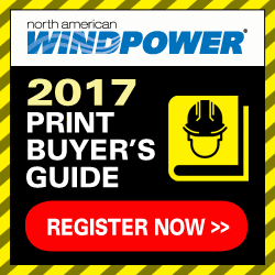 Register for 2017 North American Windpower Print Buyer's Guide